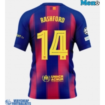 Barcelona Marcus Rashford #14 Replica Home Shirt 2025-26 Short Sleeve